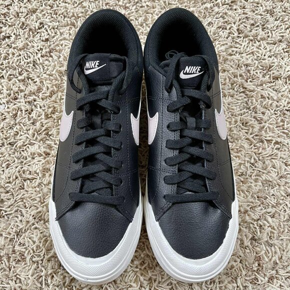 Nike Women’s Court Legacy Lift Platform Shoes Black Violet DM7590-002, Size 12 - Picture 5 of 14